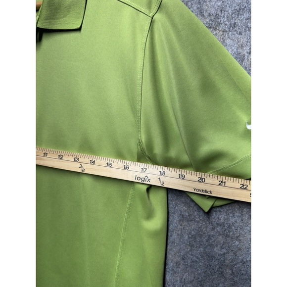 Nike Golf Dri Fit Polo Shirt Green Men's‎ Large L - Picture 4 of 7